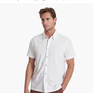 Vuori Manhattan Button Down White S/S sz XXL